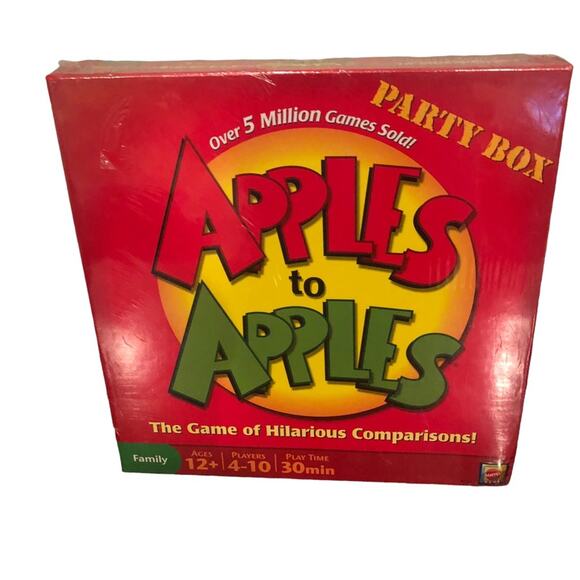 APPLES TO APPLES Board Game SEALED Party Box Red Family New NIB Mattel - Picture 2 of 6